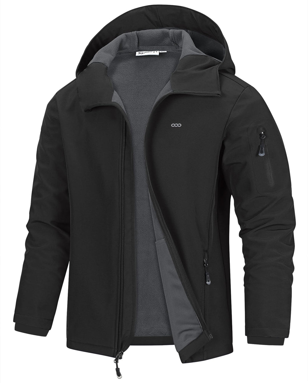33,000ft Jacke Herren Wasserdichte Atmungsaktiv Softshelljacke - Übergangsjacke Winddichte Regenjack