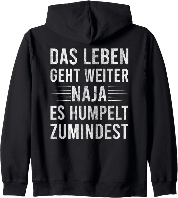 Humpeln Spruch - Meniskus Kreuzband Verletzung Aufmunterung Kapuzenjacke