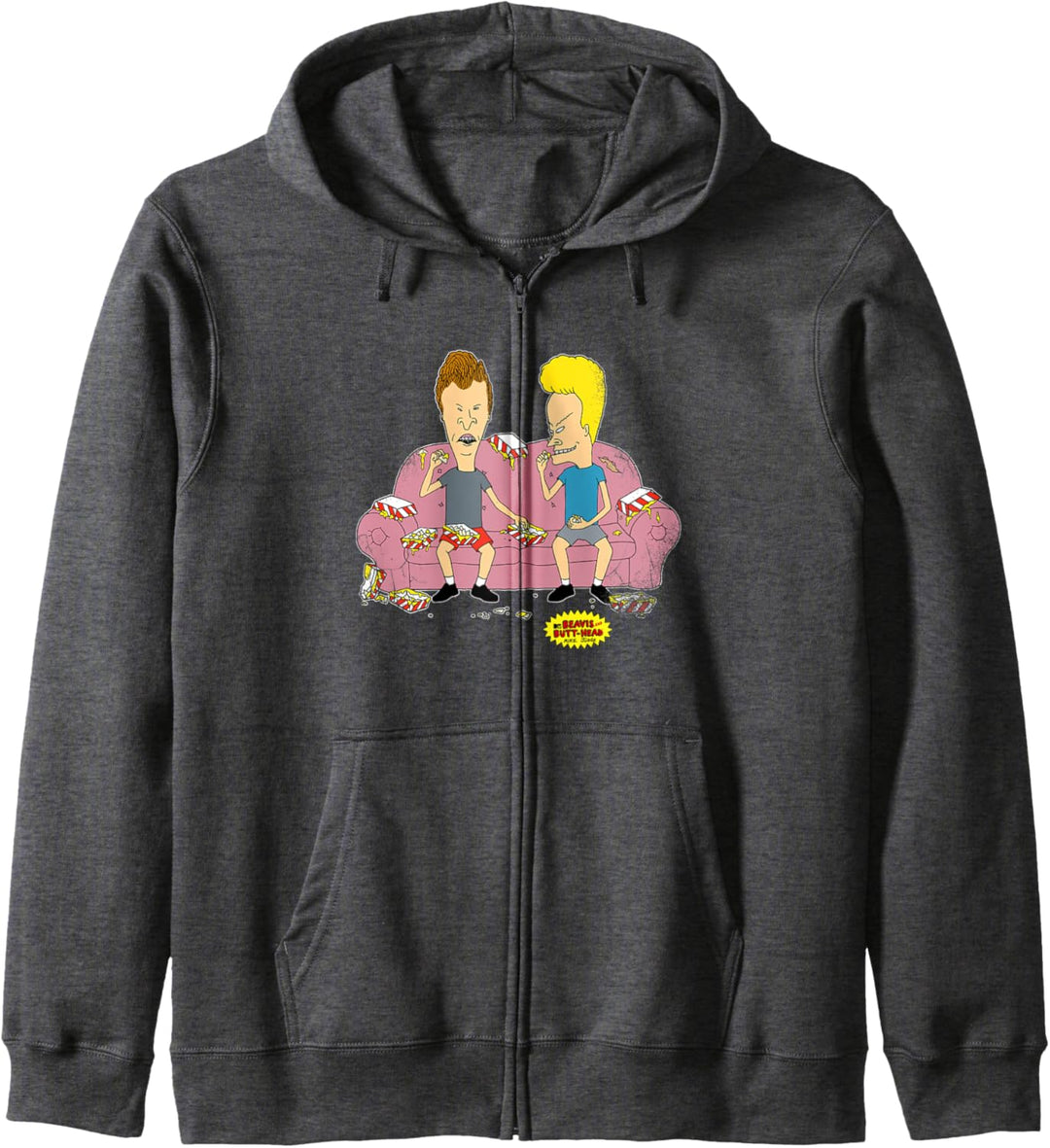 Beavis and Butt-Head Nachos Couch Kapuzenjacke
