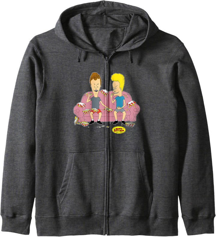 Beavis and Butt-Head Nachos Couch Kapuzenjacke