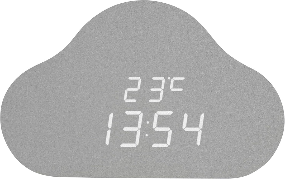 TFA Dostmann Digitaler Wolken Wecker Clocco Cloud, 60.2040., Kinderwecker, unsichtbares Display, mit