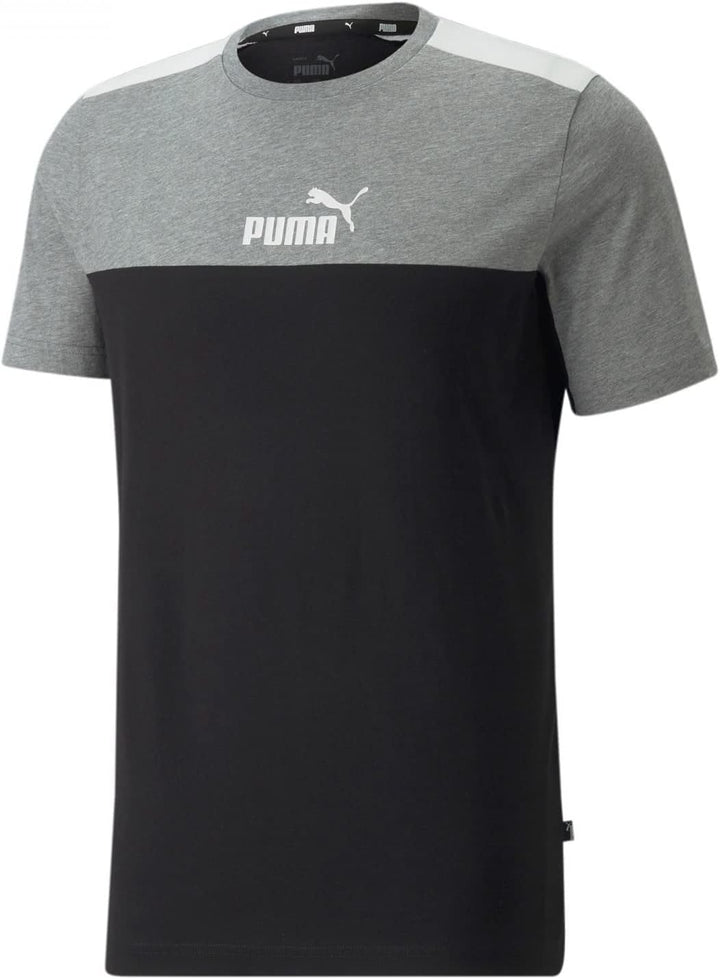 PUMA Essential Block T-Shirt S Schwarz, S Schwarz