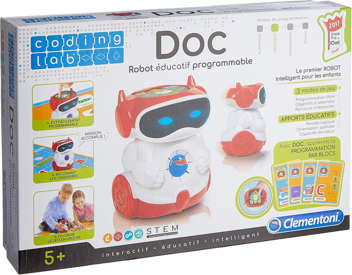 Clementoni 52252 Coding Lab-Doc Educatieve Pratende Robot, Niederländisch Version