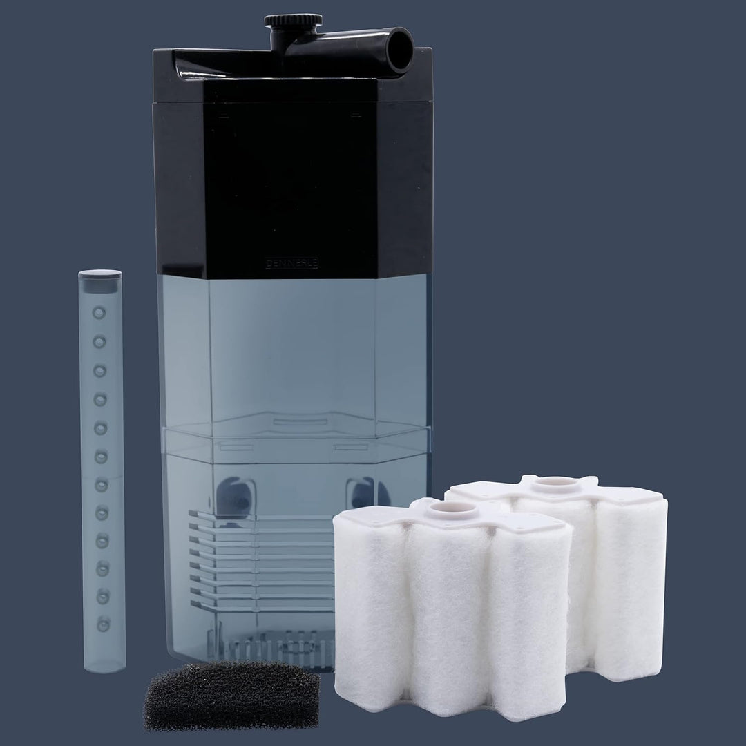 Dennerle Nano Eckfilter XXL | Filter für Aquarien bis 90 Liter | Leistungsstark, leise & kompakt Cor
