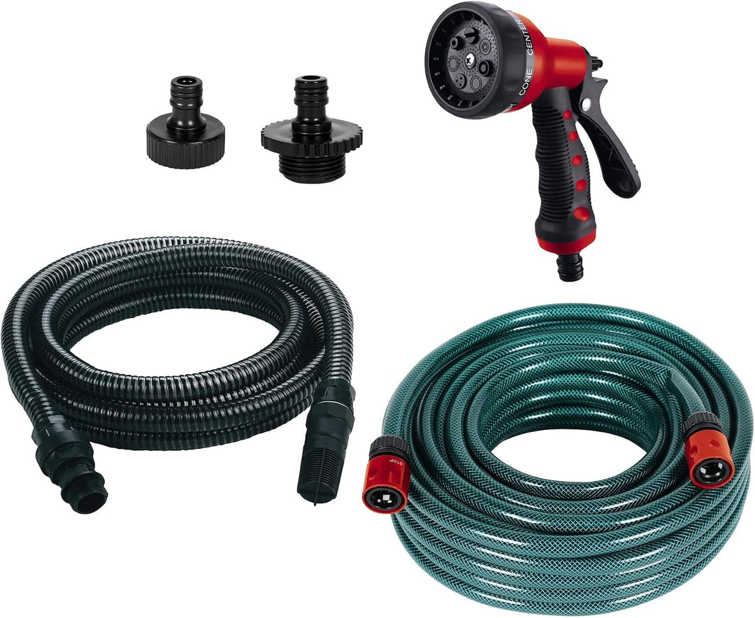Einhell Gartenpumpe GE-GP 1246 N FS (1200 W, max. 4600 l/h, max. 5 bar, Wasserfüll-/Schmutz-/Sauganz