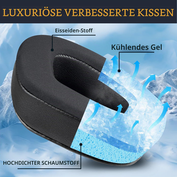 SOULWIT Kühlgel Ersatz Ohrpolster für Corsair Void/Void v2/Void Pro/Void Elite/Surround kabelgebunde
