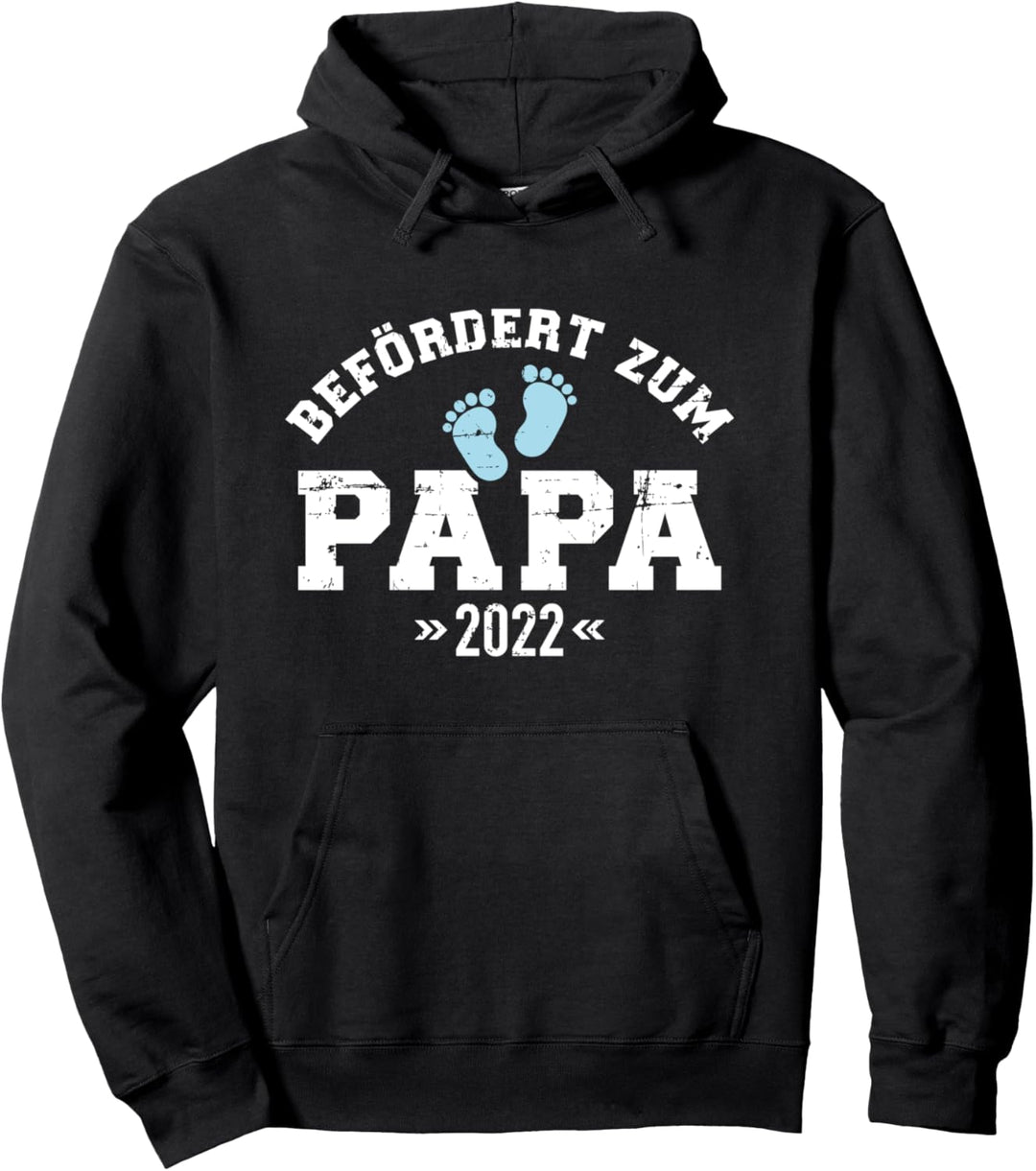 Befördert zum Papa 2022 Schwangerschaft verkünden Pullover Hoodie