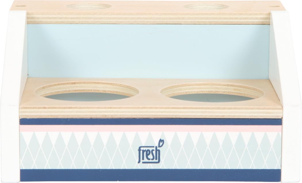 small foot Eistheke kompakt Fresh aus FSC 100%-zertifiziertem Holz, Zubehör für Kaufmannsladen, ab 3