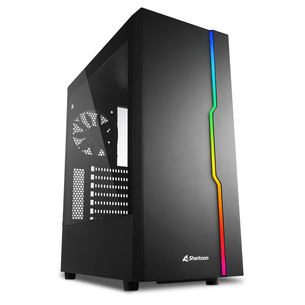 Sharkoon RGB Slider, PC Gehäuse schwarz, schwarz