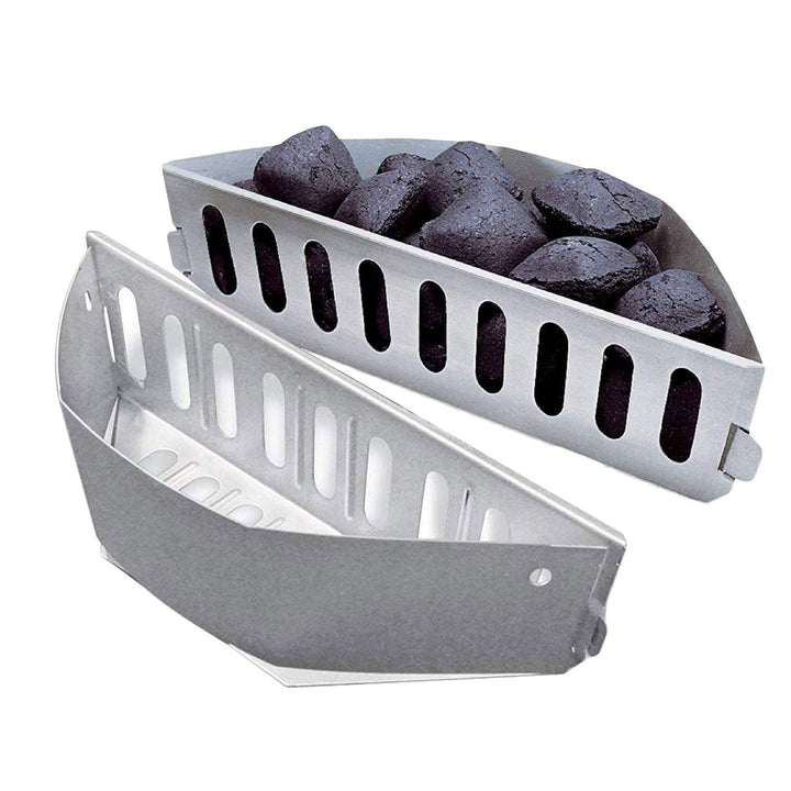 WELL GRILL 7403 Char-Basket Holzkohlekörbe Kohlekorb Charcoal Briquet Holders für Weber Master Touch
