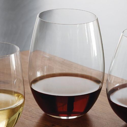 Riedel 7414/0 O Weingläser, Kristall, 21 Fluid_Ounces, farblos 4 Stück (1er Pack) Cabernet/Merlot Ca