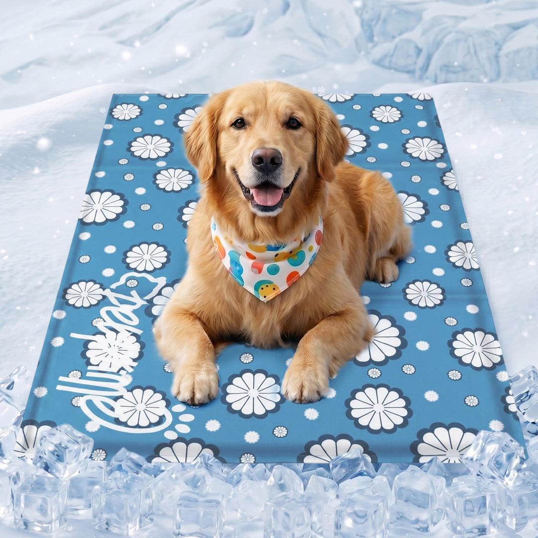 Pet Prime Kühlmatte Hund 90x60cm, Kühlmatte für Hunde, Hunde Kühlmatte für Kisten, Hundehütten und B
