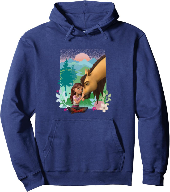 Spirit Ungezähmt - Geist und glücklicher Sonnenaufgang Pullover Hoodie