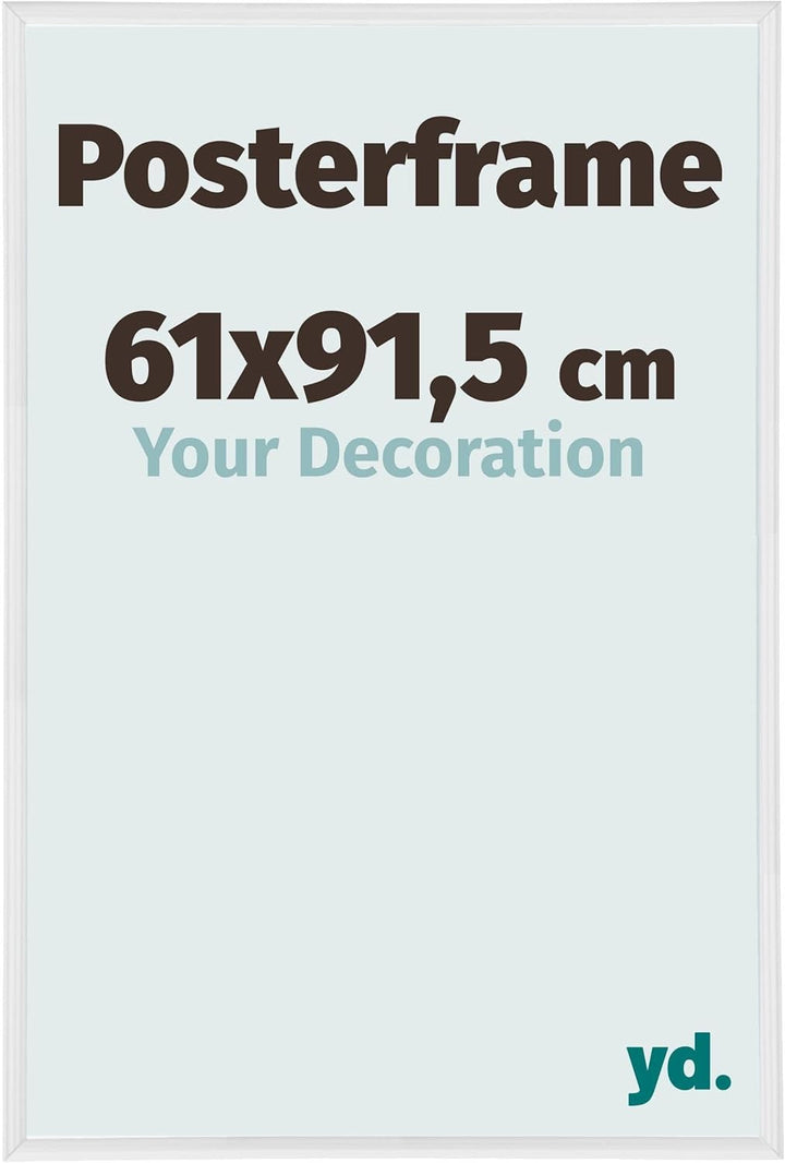 yd. Your Decoration - Bilderrahmen 61x91,5 cm - Posterrahmen aus Kunststoff mit Kunstglas - Antirefl