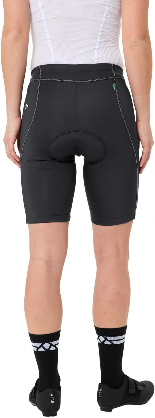 VAUDE Active - Fahrradhose Damen gepolstert - Radlerhose 42 Black Uni, 42 Black Uni