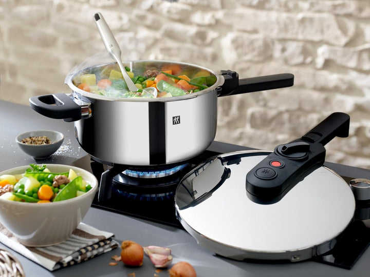 ZWILLING EcoQuick II Schnellkochtopf/Dampfdrucktopf, Ø 22 cm, 6L, für alle Herdarten inkl. Induktion