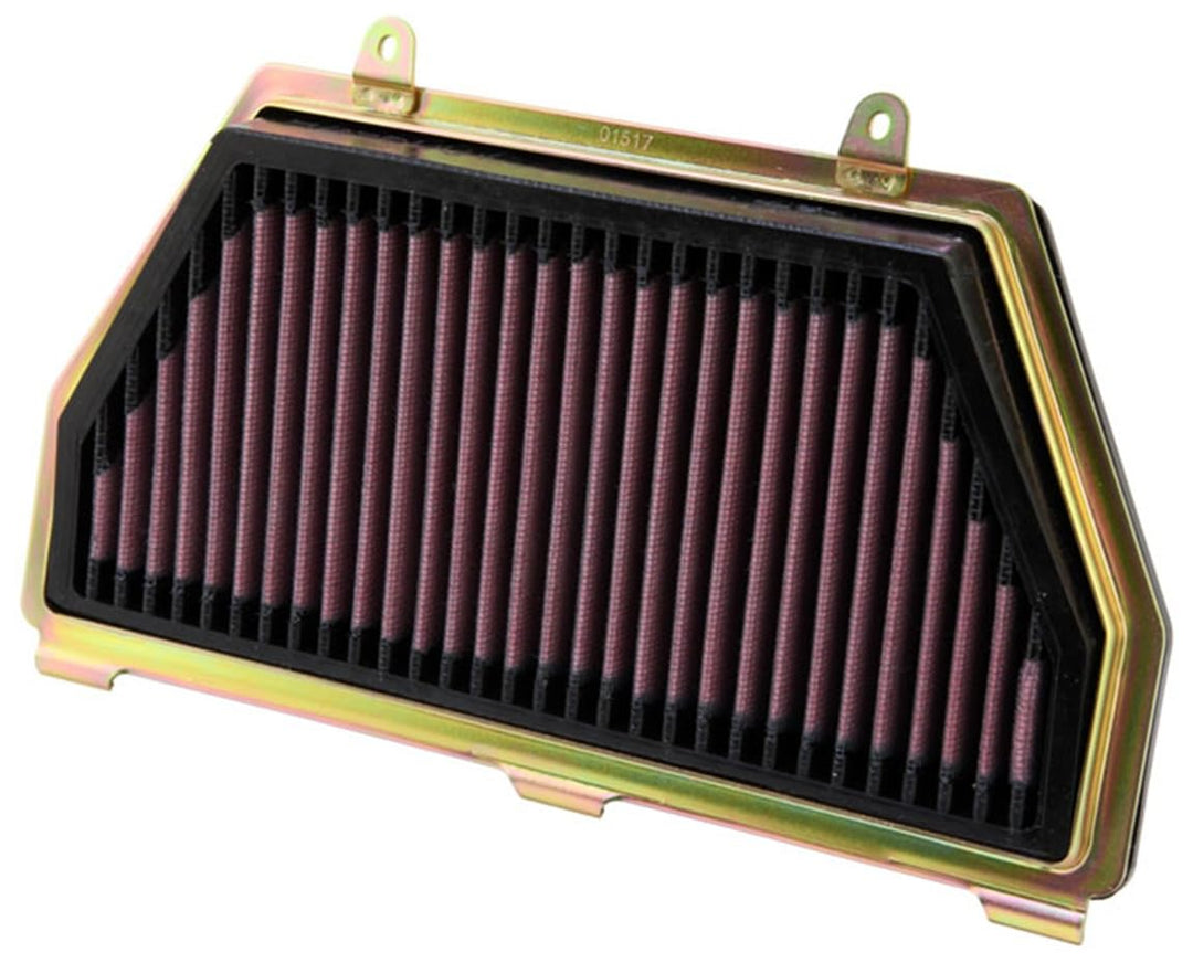 K&N HA-6007 Motorrad Tauschluftfilter, Rot
