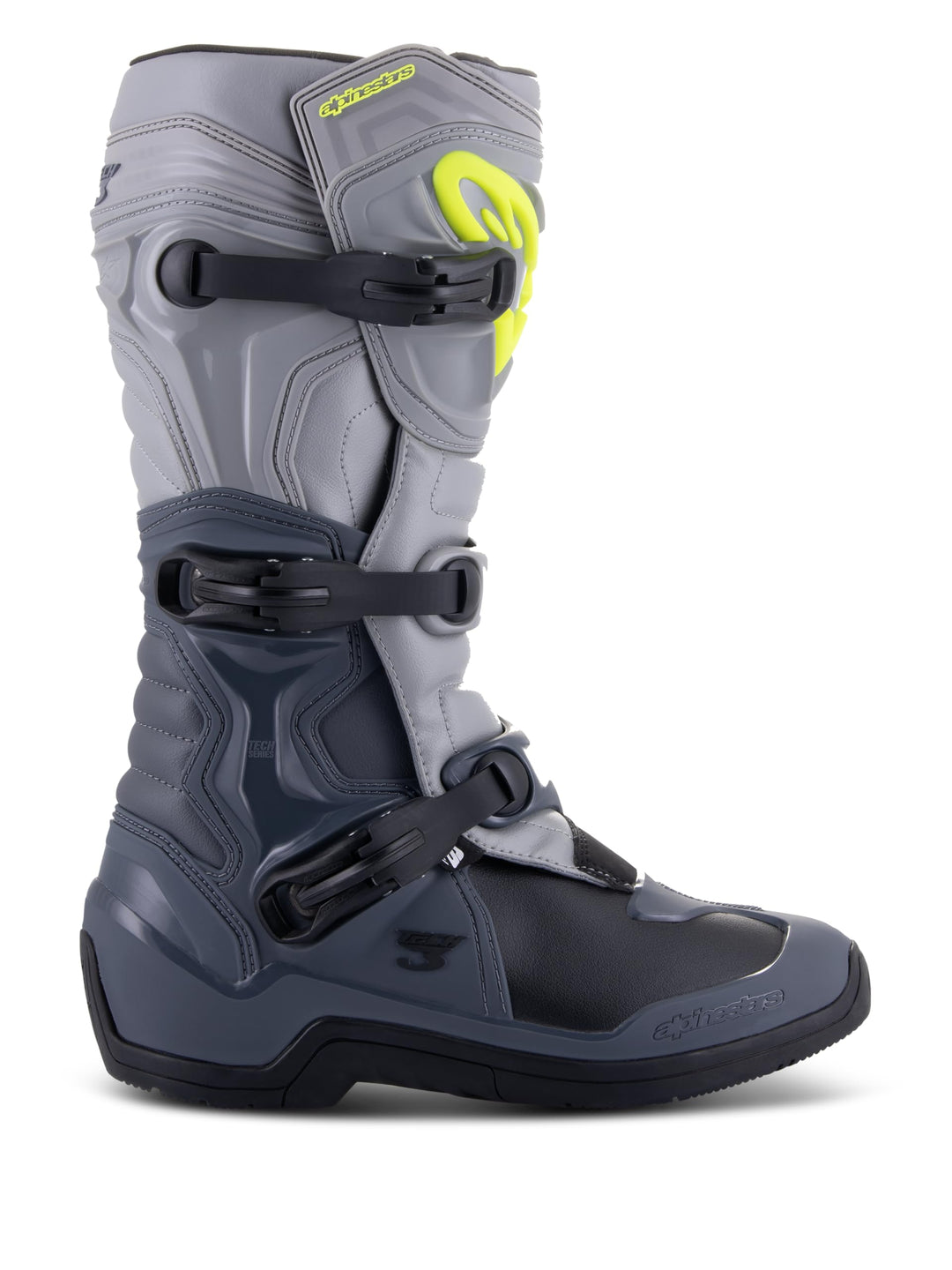 Alpinestars, Tech 3 Stiefel 44.5 EU Grau, 44.5 EU Grau