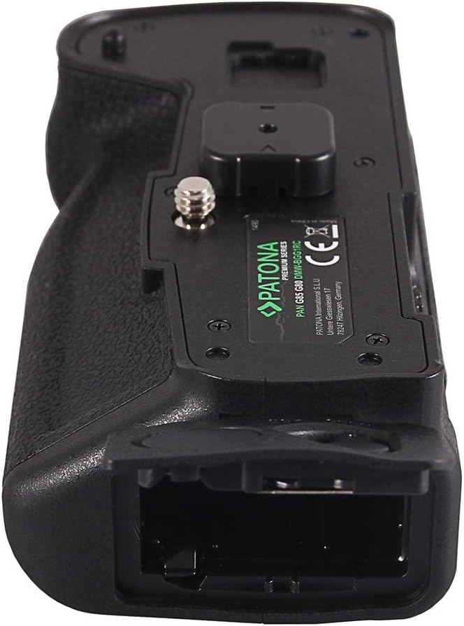 PATONA 1490 - Ersatz für Batteriegriff Panasonic DMW-BGG1 zu Lumix DMC-G80 DMC-G81 DMC-G85 - mit IR-