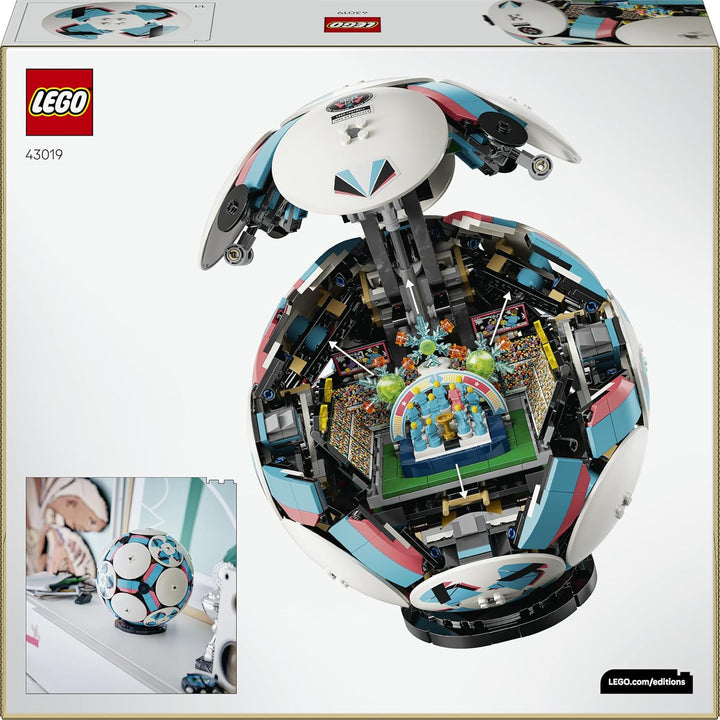 LEGO Editions Fussball Spielzeug - 3D Modellbau mit interaktivem Miniaturstadion - Geburtstagsgesche
