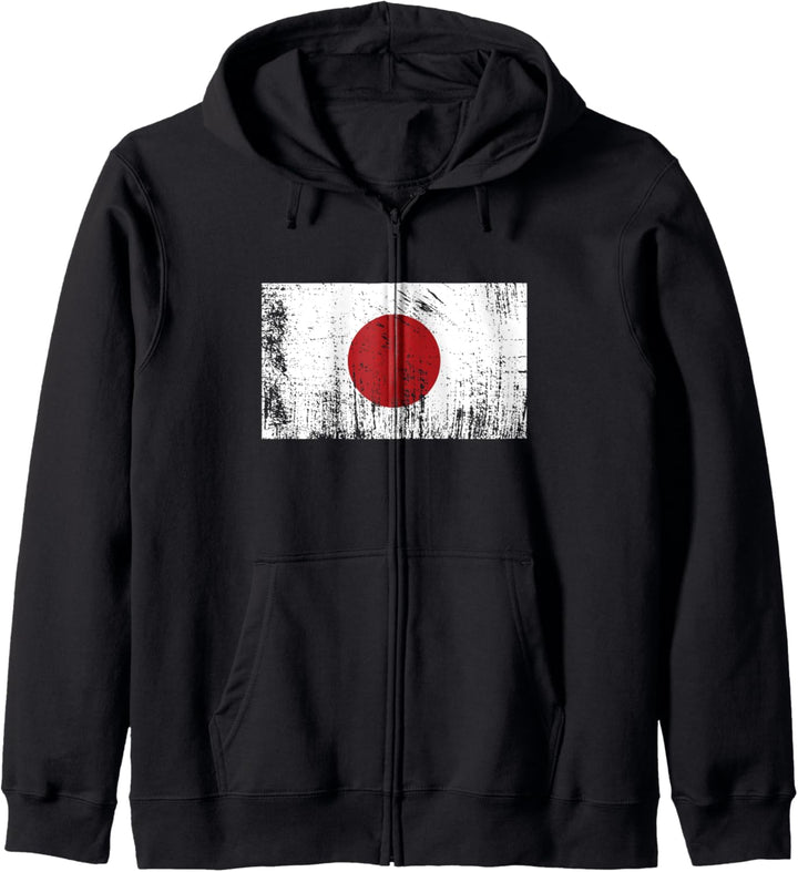 Japan Fahne Japanische Flagge Geschenk Anime Fussball-Fan Kapuzenjacke