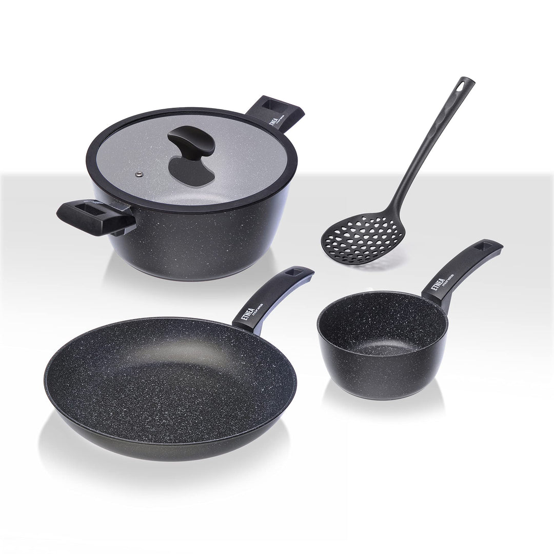 Moneta Etnea Kochset 5 Stk, Aluminum