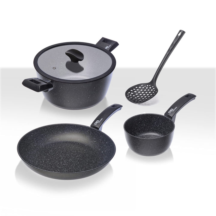 Moneta Etnea Kochset 5 Stk, Aluminum