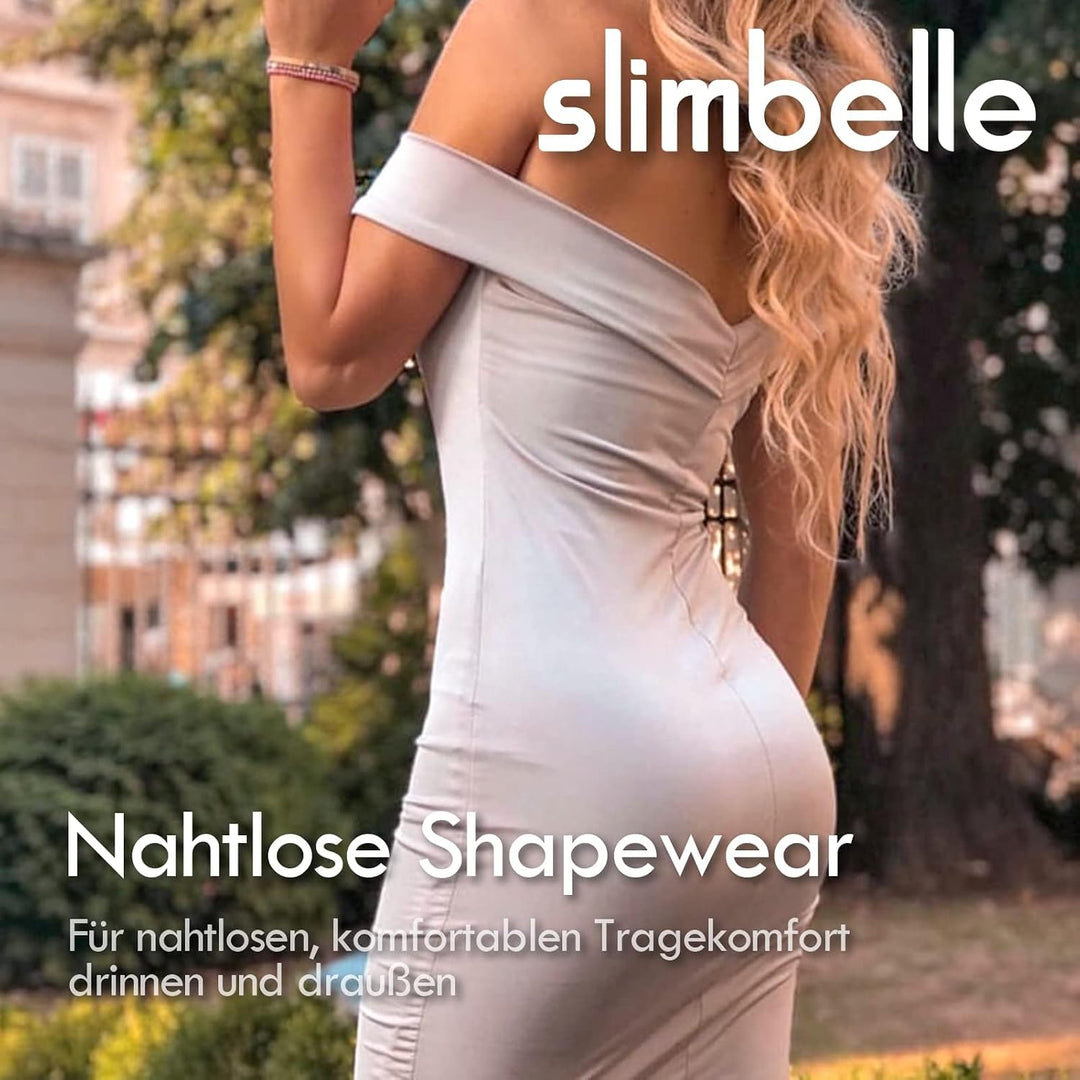 SLIMBELLE Miederpants Bauch Weg Damen Figurenformend Miederpants Tummy Control Shapewear Unterhose M