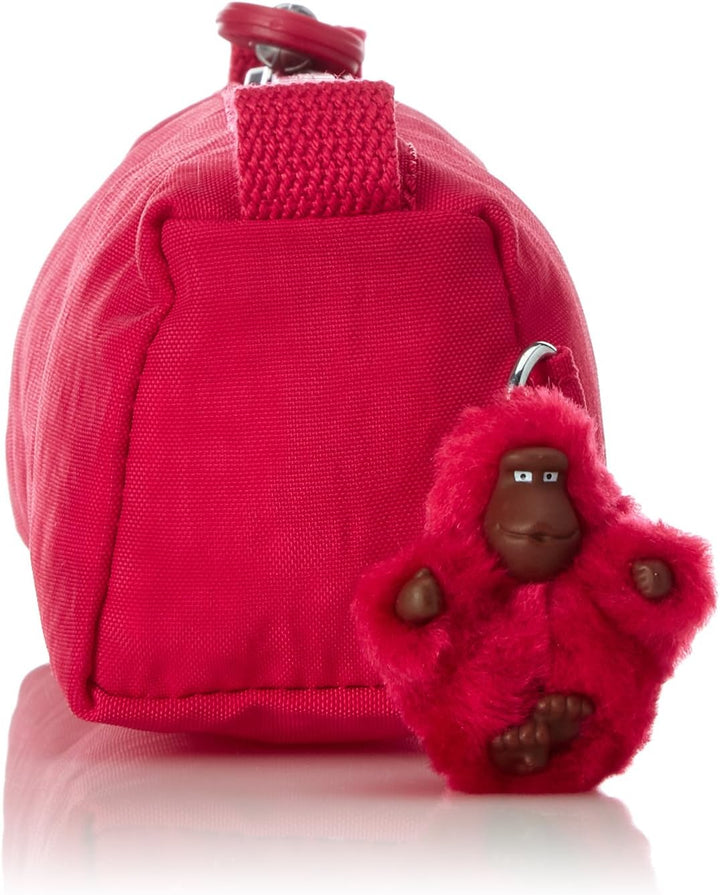 Kipling FASTER Schulrucksack, 7 Liter, True Pink + FREEDOM Federmäppchen, 1 Liter, True Pink True Pi