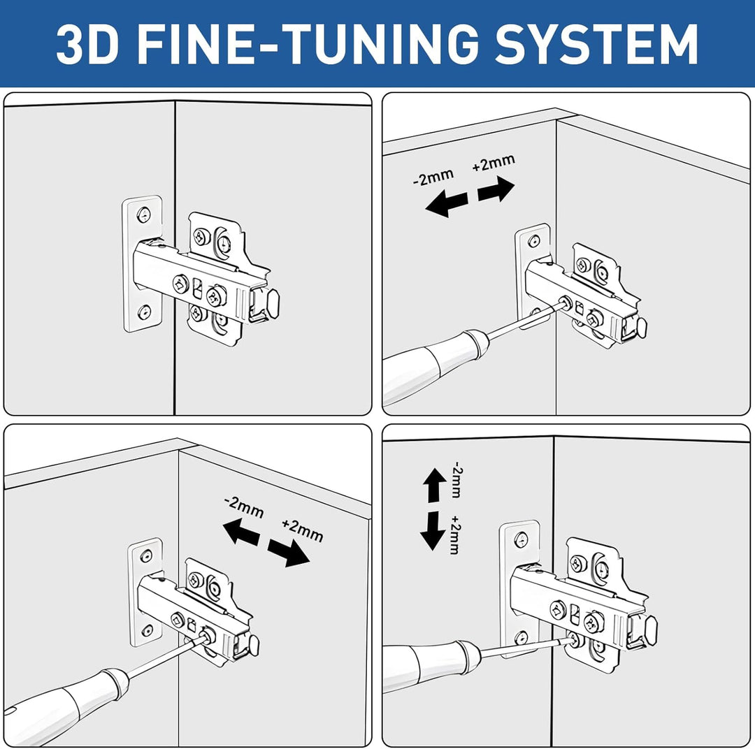 TamBee 2pc 175 Grad Schrankscharnier,Scharniere für Schranktüren für Falttür, Metall Scharniere hydr