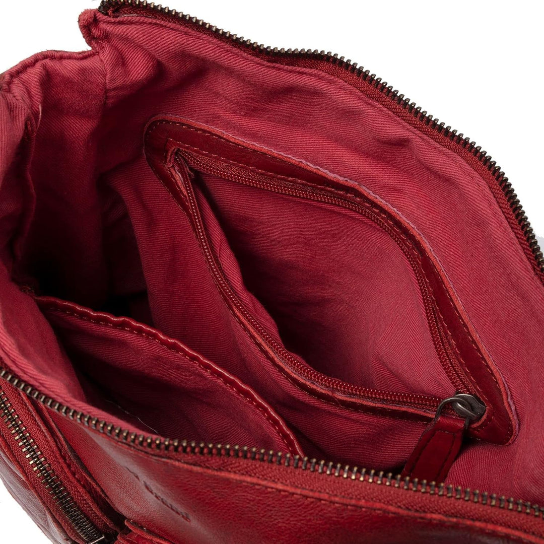 The Chesterfield Brand Washed Nitra Schultertasche Leder 29 cm