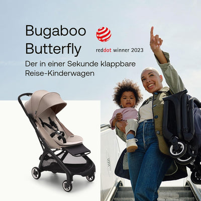 Bugaboo Butterfly ultrakompakter Reise-Kinderwagen, klein & leicht, einhändig faltbar und einfach zu