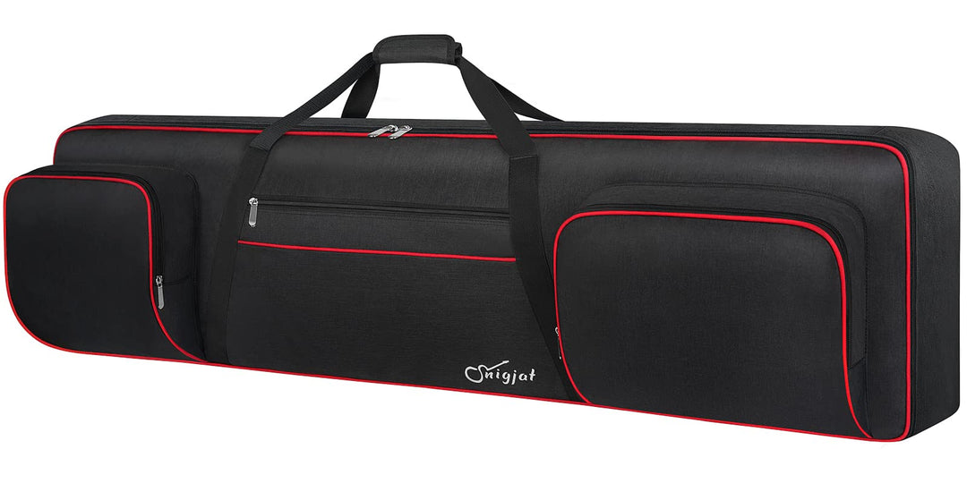 88 Tasten Keyboard Hülle weich (Innen: 135.9x35.1x17.3 cm), gepolsterte Klavierhülle mit Griffen und