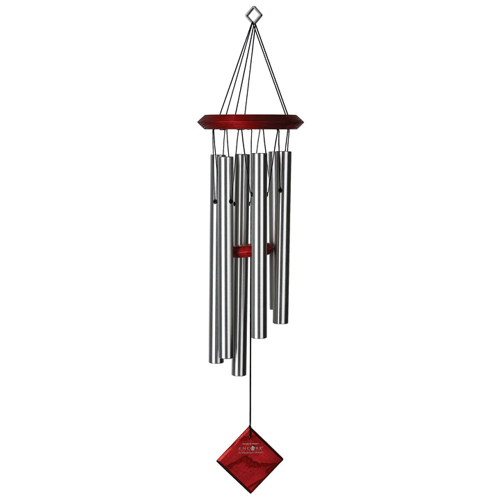 Woodstock Encore Collection Windspiel Chimes of Pluto, silber Silber 68,6 cm, Silber 68,6 cm