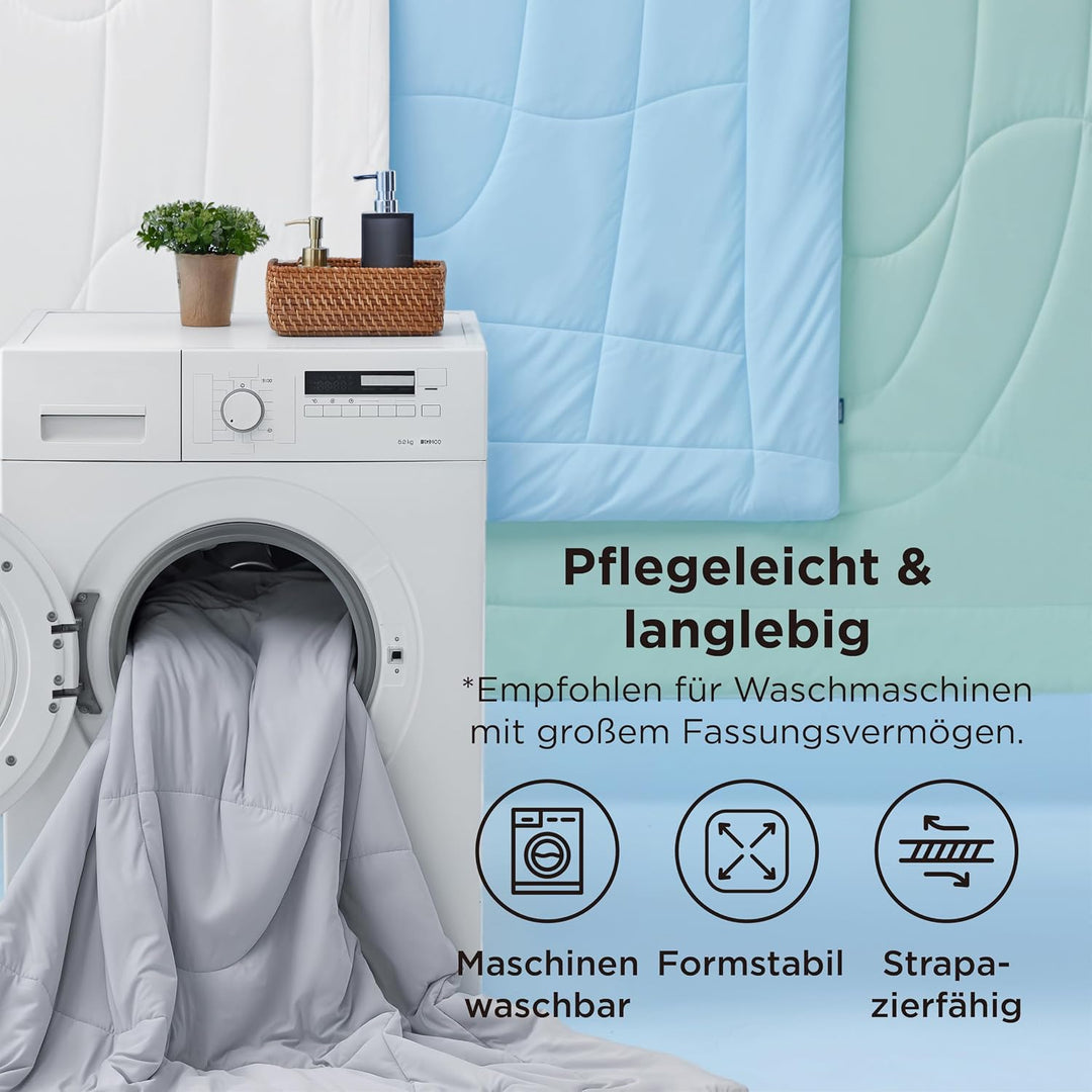 BEDSURE Kühldecke 200x200 Kühlende Bettdecke - Cooling Blanket Q-Max >0,4 | Arc-Chill Kühlende Decke