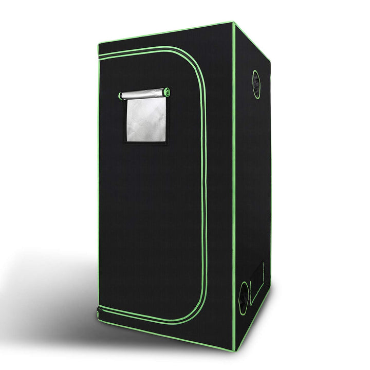 Grow Zelt, 100 * 100 * 200 cm, 600D Oxford, Lichtdicht und Wasserdicht Growschrank, Luftig Gewächsha