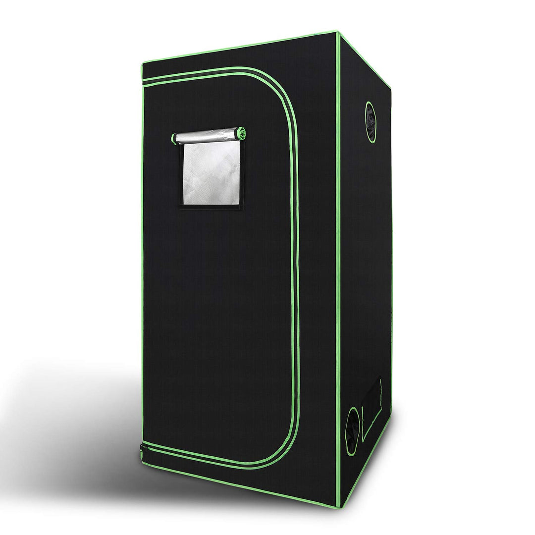 Growzelt, 100x100x200cm Grow Tent, 600D Oxford Grow Schrank, Lichtdicht und Wasserdicht Growschrank