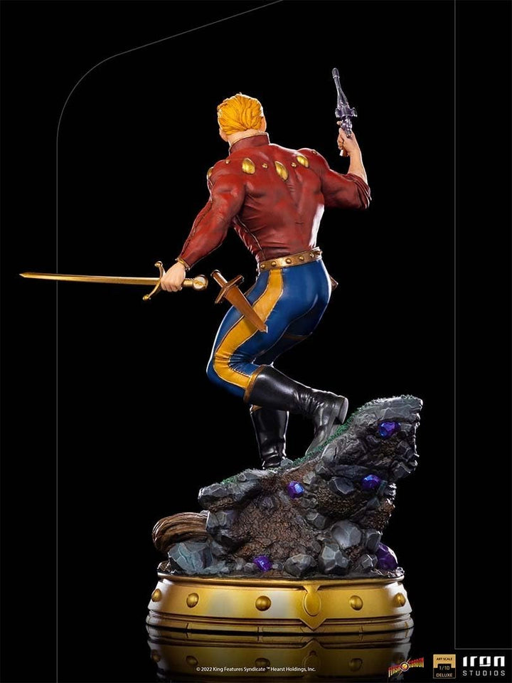 Iron Studios FLAGOR53521-10 Deluxe, Massstab 1:10, Kunstmassstab, Flash Gordon Figur Art Scale, Mehr