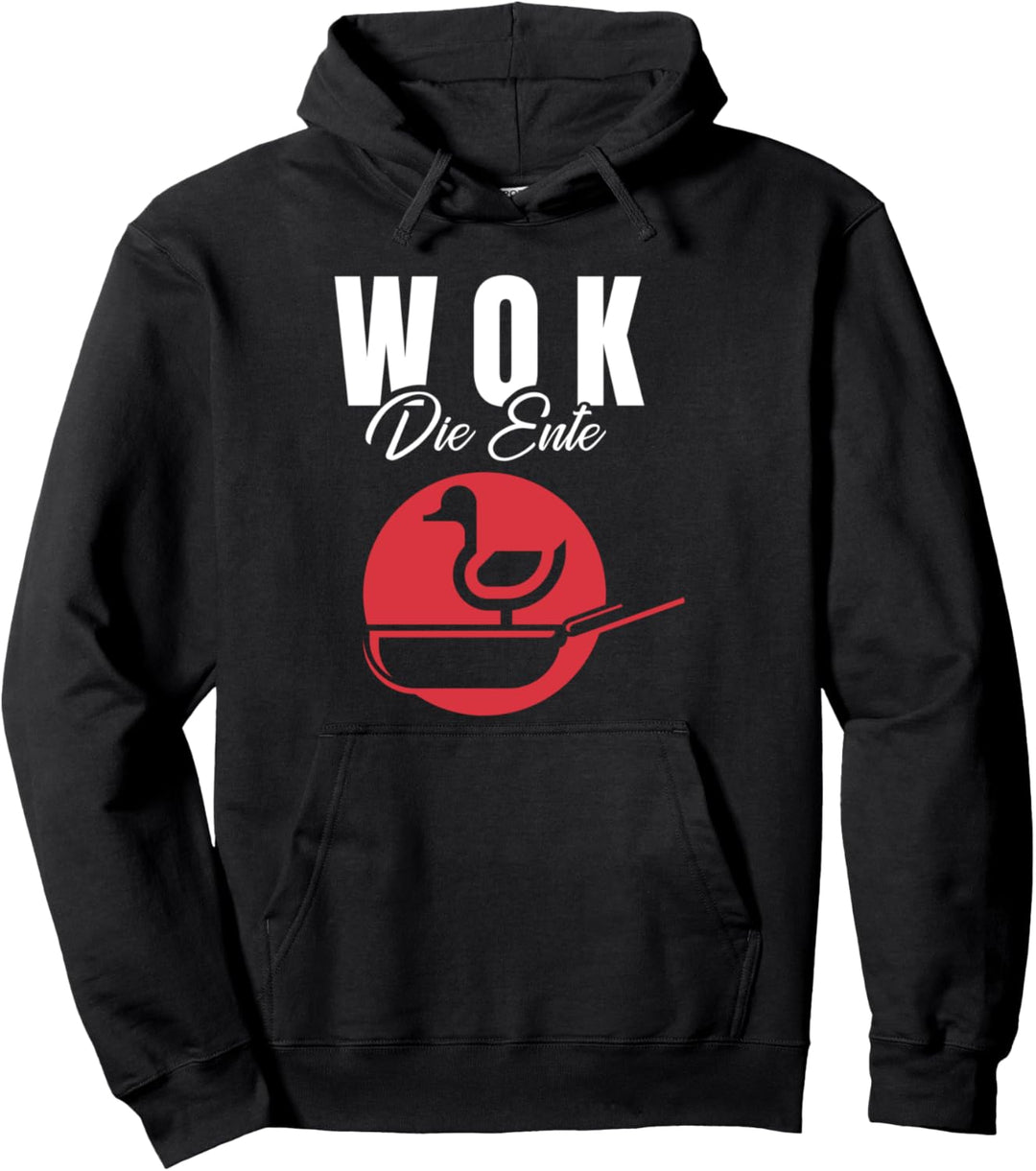 Wok die Ente Wochenende Pullover Hoodie