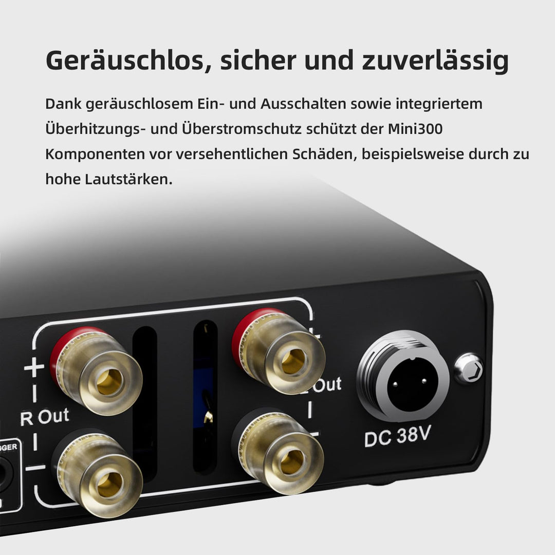 Topping Mini300 HiFi-Verstärker, Vollständig symmetrischer 140W Kompakt-Class-D Stereo-Verstärker, R
