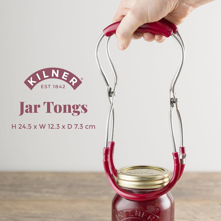 KILNER Einkochzange für heisse Einmachgläser | Einmachglas Heber umfasst Hals der Einmachgläser | Gl