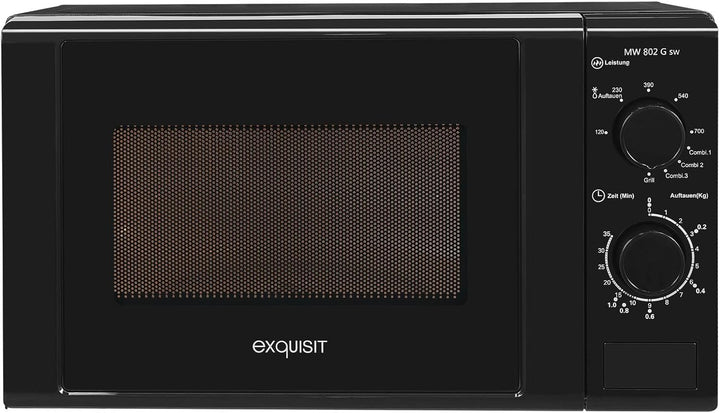 Exquisit MW900-030G Mikrowelle 20L 1000W Grill schwarz