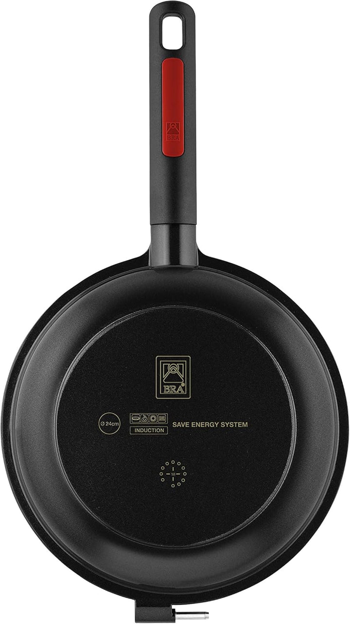 Bra Dupla Premiere Doppel-Pfanne aus Aluminiumguss mit Antihaftbeschichtung, geeignet für alle Herda