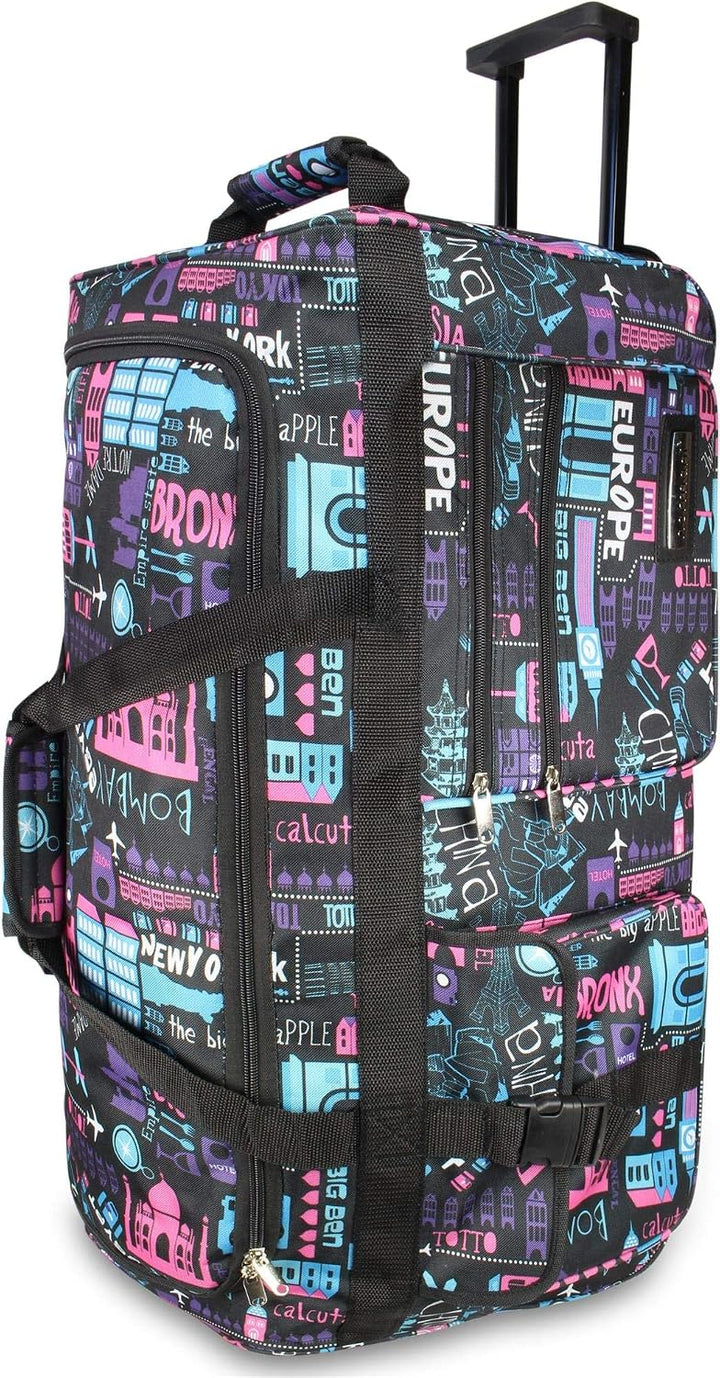 normani Stabile Reisetasche Trolley Big Size XL 80-150 Liter mit 2 Rollen –Robust und wasserabweisen