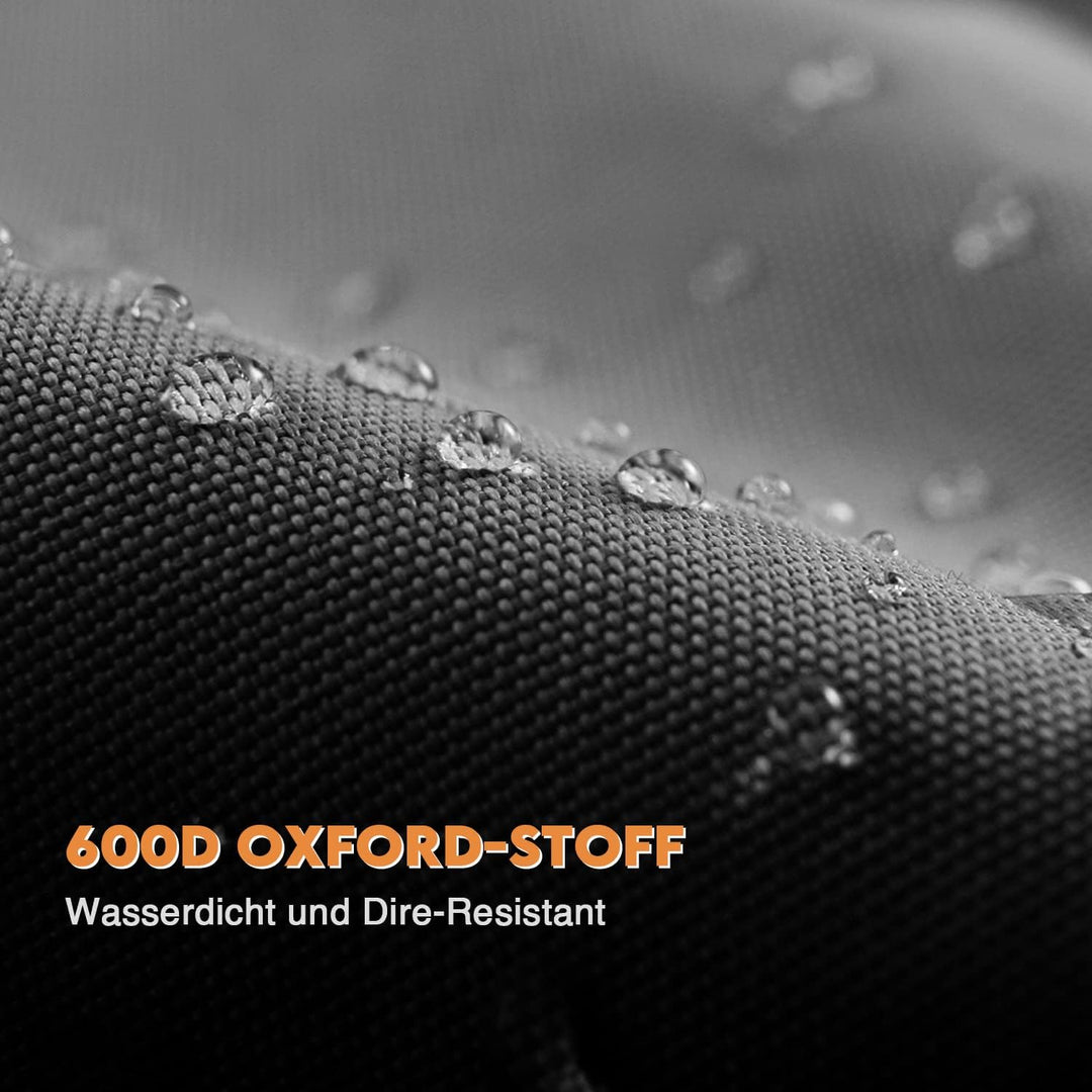 EZGETOP Auto Windschutzscheiben Sonnenschutz Abdeckung Ersatz für T6, Heavy Duty 600D Oxford Blackou