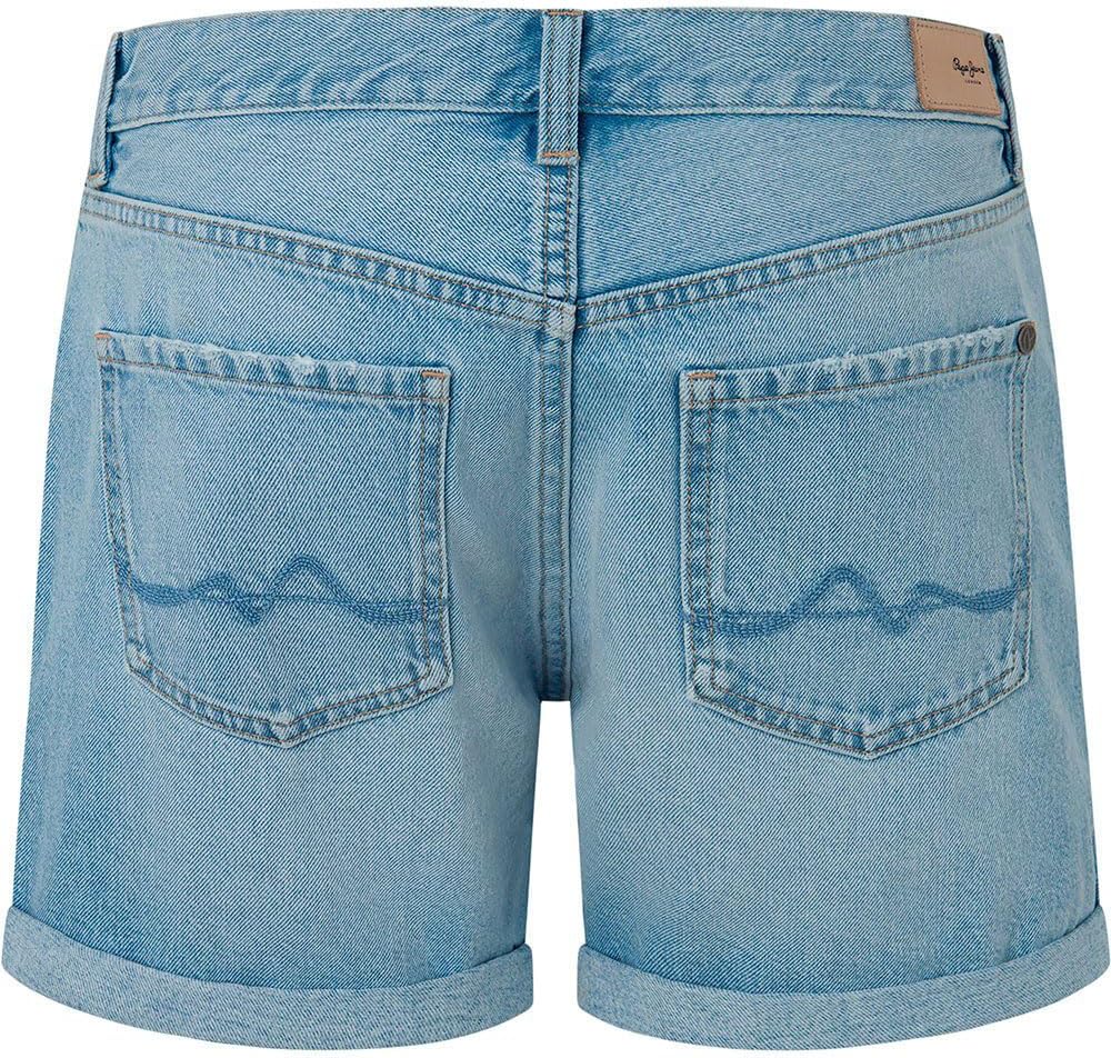 Pepe Jeans Damen Mable Denim Shorts 25W Blue (Denim-pe7), 25W Blue (Denim-pe7)