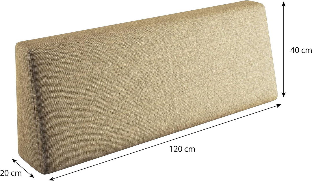 sunnypillow Palettenkissen mit abnehmbarem Bezug Kaltschaum Palettenauflage Palettenpolster Paletten