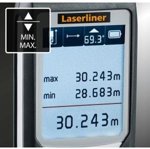 Laserliner Télémètre laser avec malette et piles LaserRange-Master Gi5 BlackLine - Electroportatif e