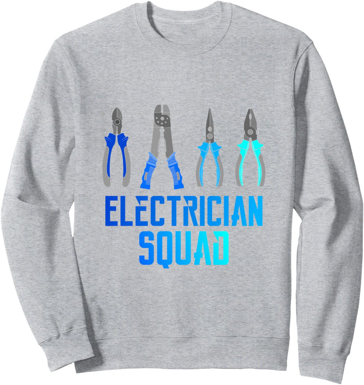 Elektriker Team Handwerker Elektrofachkraft Sweatshirt