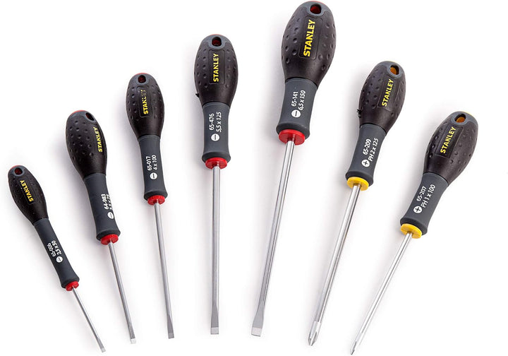 Stanley FatMax Set 7-teilig (Schraubendreher/zieher, Parallel/Schlitz/Phillips, für Elektriker) FMHT